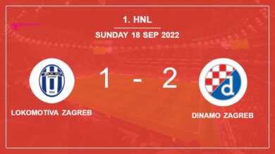1. HNL: Dinamo Zagreb prevails over Lokomotiva Zagreb 2-1