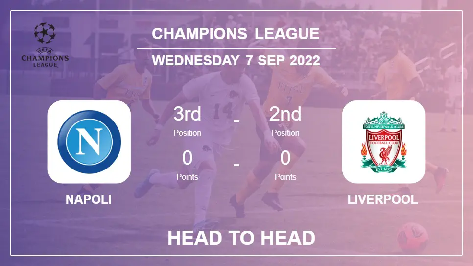 Napoli vs Liverpool: Head to Head, Prediction | Odds 07-09-2022 - Champions League