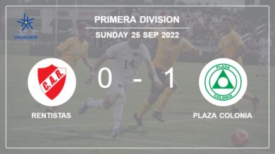 Plaza Colonia 1-0 Rentistas: overcomes 1-0 with a goal scored by A. Perez
