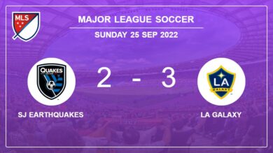 Major League Soccer: LA Galaxy demolishes SJ Earthquakes 3-2 with 2 goals from Chicharito