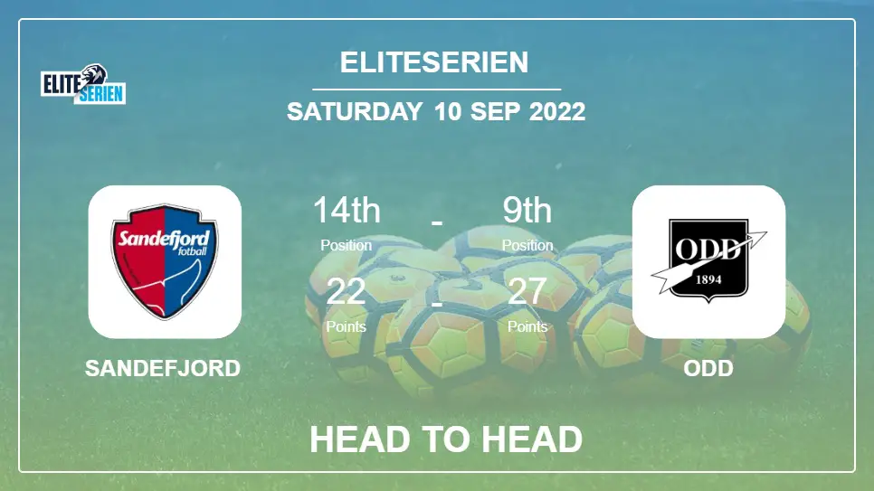 Head to Head stats Sandefjord vs Odd: Prediction, Odds - 10-09-2022 - Eliteserien