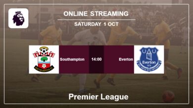 Round 9: Southampton vs. Everton Premier League on online stream