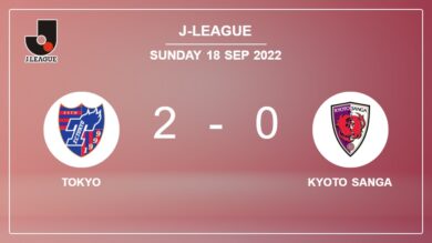 J-League: Tokyo beats Kyoto Sanga 2-0 on Sunday