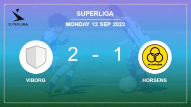 Superliga: Viborg steals a 2-1 win against Horsens 2-1