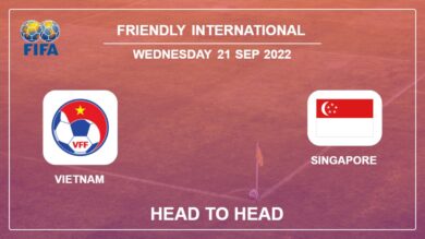 Head to Head Vietnam vs Singapore | Prediction, Odds – 21-09-2022 – Friendly International
