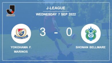 J-League: Yokohama F. Marinos overcomes Shonan Bellmare 3-0