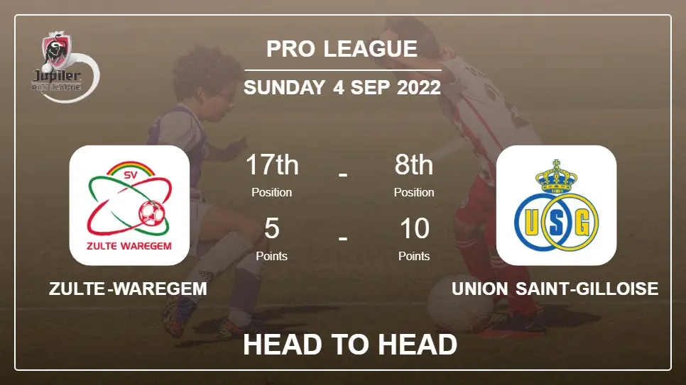 Zulte-Waregem vs Union Saint-Gilloise: Head to Head, Prediction | Odds 04-09-2022 - Pro League