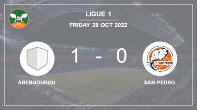 Abengourou 1-0 San-Pedro: conquers 1-0 with a goal scored by A. Kofi