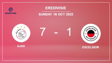 Eredivisie: Ajax wipes out Excelsior 7-1 after playing a great match