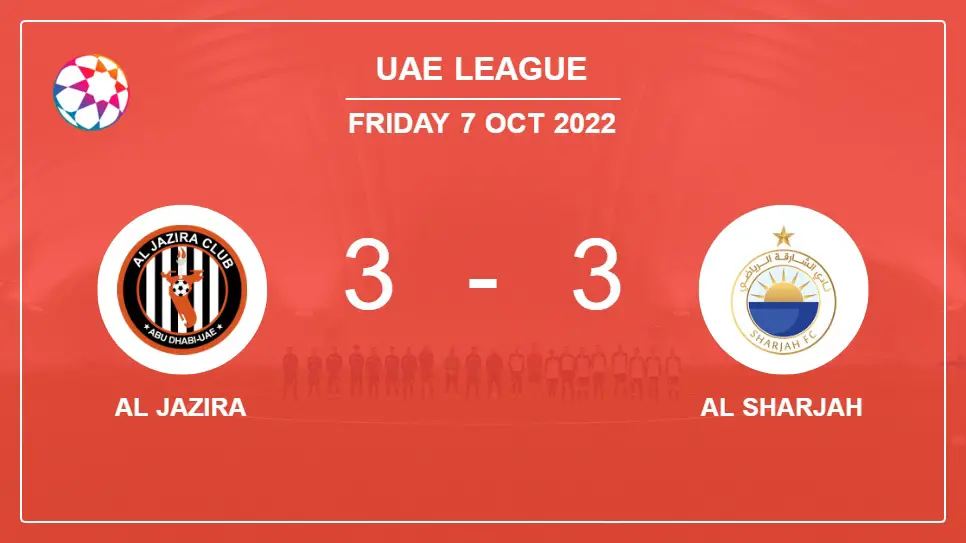 Al-Jazira-vs-Al-Sharjah-3-3-Uae-League