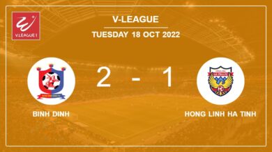 V-League: Binh Dinh conquers Hong Linh Ha Tinh 2-1