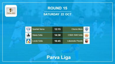 Parva Liga 2022-2023: Round 15 Head to Head, Prediction 22nd October