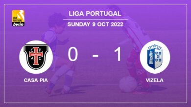 Vizela 1-0 Casa Pia: beats 1-0 with a goal scored by R. Guzzo