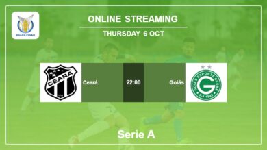 Ceará vs. Goiás on online stream Serie A 2022