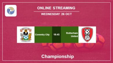 Coventry City vs. Rotherham United on online stream Championship 2022-2023
