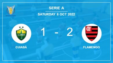 Serie A: Flamengo seizes a 2-1 win against Cuiabá 2-1