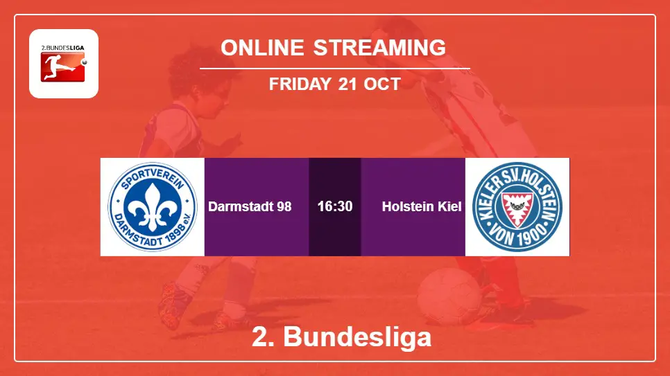 Darmstadt-98-vs-Holstein-Kiel online streaming info 2022-10-21 matche