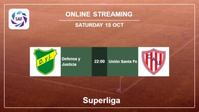 How to watch Defensa y Justicia vs. Unión Santa Fe on live stream and at what time