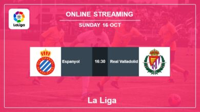 How to watch Espanyol vs. Real Valladolid on live stream and at what time