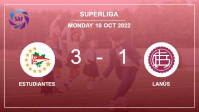 Superliga: Estudiantes conquers Lanús 3-1