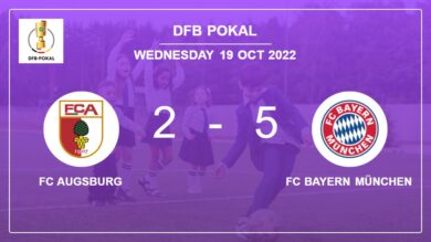 DFB Pokal: FC Bayern München beats FC Augsburg 5-2 after a incredible match
