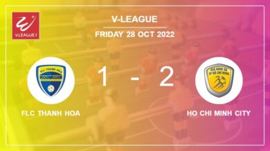 V-League: Ho Chi Minh City recovers a 0-1 deficit to beat FLC Thanh Hoa 2-1