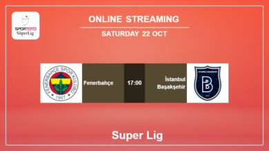 Round 11: Fenerbahçe vs. İstanbul Başakşehir Super Lig on online stream