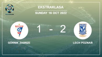 Lech Poznań conquers Górnik Zabrze 2-1 with M. Ishak scoring 2 goals