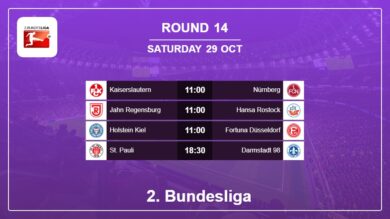 2. Bundesliga 2022-2023: Round 14 Head to Head, Prediction 29th October