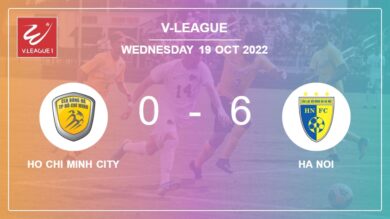 V-League: Ha Noi tops Ho Chi Minh City 6-0 after a incredible match