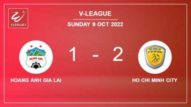 V-League: Ho Chi Minh City prevails over Hoang Anh Gia Lai 2-1
