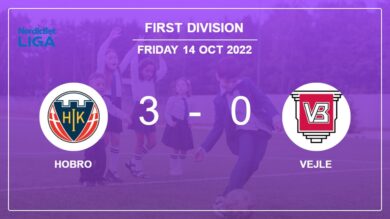 First Division: Hobro prevails over Vejle 3-0