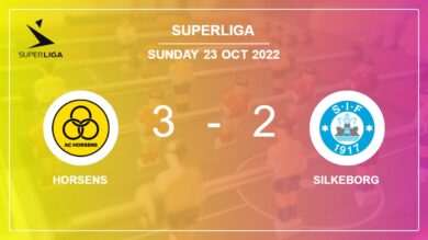 Superliga: Horsens beats Silkeborg 3-2