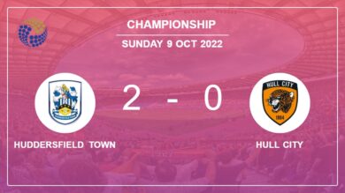 Championship: Huddersfield Town tops Hull City 2-0 on Sunday