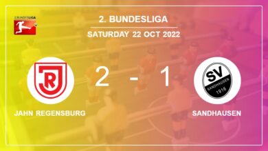2. Bundesliga: Jahn Regensburg overcomes Sandhausen 2-1