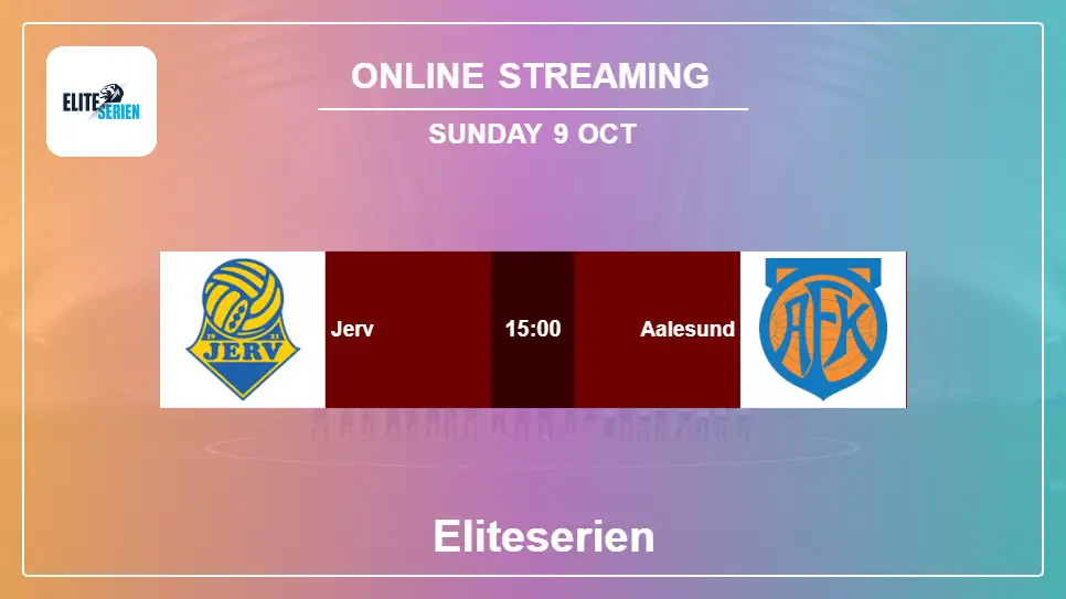 Jerv-vs-Aalesund online streaming info 2022-10-09 matche