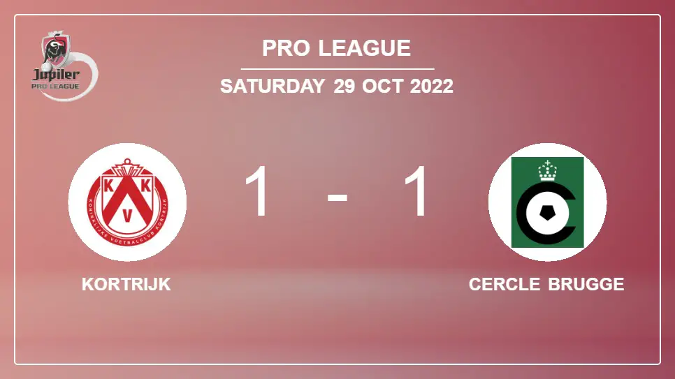 Kortrijk-vs-Cercle-Brugge-1-1-Pro-League