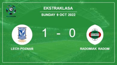 Lech Poznań 1-0 Radomiak Radom: overcomes 1-0 with a goal scored by G. Tsitaishvili
