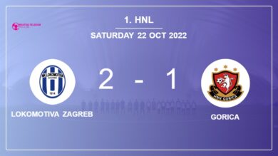 1. HNL: Lokomotiva Zagreb prevails over Gorica 2-1