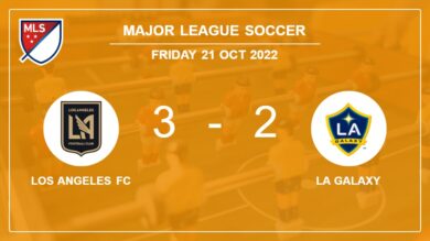 Major League Soccer: Los Angeles FC beats LA Galaxy 3-2