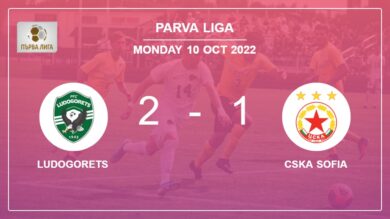Parva Liga: Ludogorets beats CSKA Sofia 2-1