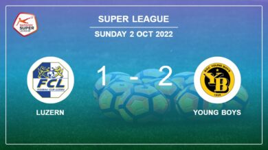 Super League: Young Boys seizes a 2-1 win against Luzern 2-1