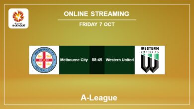 Melbourne City vs. Western United on online stream A-League 2022-2023
