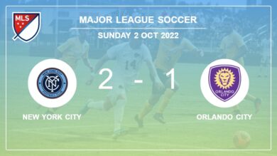 Major League Soccer: New York City recovers a 0-1 deficit to top Orlando City 2-1