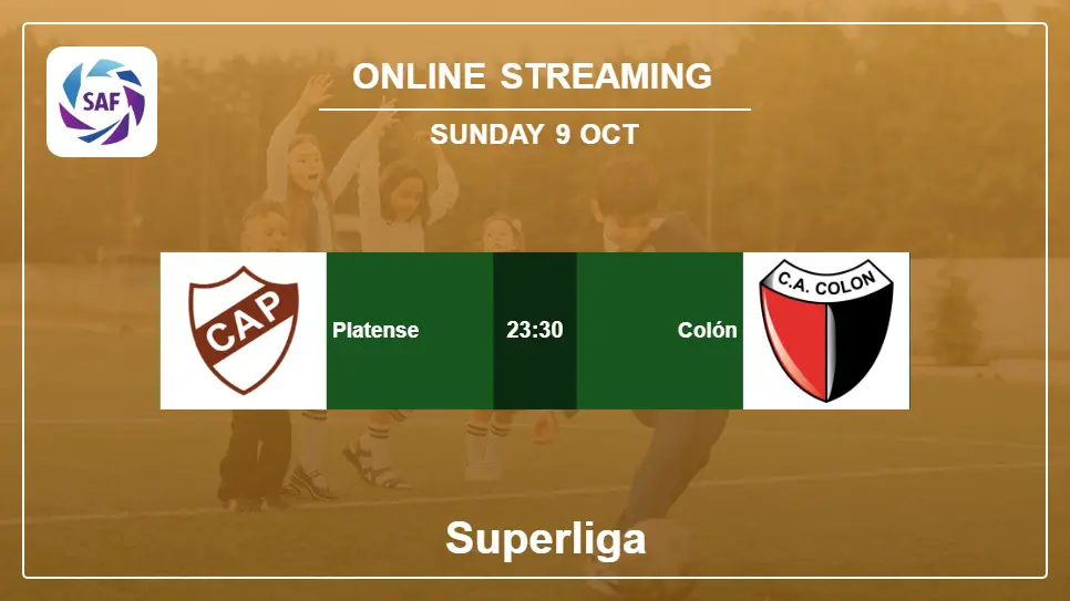 Platense-vs-Colón online streaming info 2022-10-09 matche