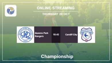 Round 16: Queens Park Rangers vs. Cardiff City Championship on online stream