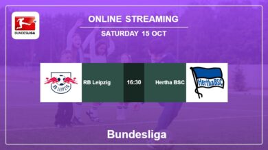RB Leipzig vs. Hertha BSC on online stream Bundesliga 2022-2023