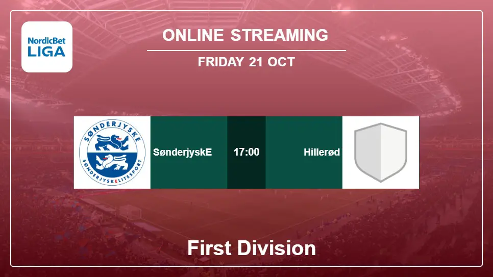 SønderjyskE-vs-Hillerød online streaming info 2022-10-21 matche