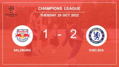 Champions League: Chelsea tops Salzburg 2-1
