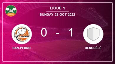 Denguélé 1-0 San-Pedro: overcomes 1-0 with a goal scored by